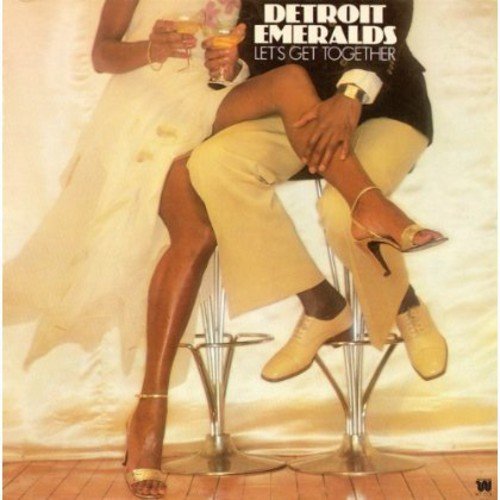 Album cover: two people on stools, holding drinks, sepia tone.