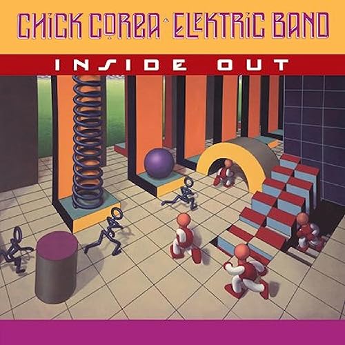 Chick Corea Elektric Band “Inside Out” CD cover with abstract art.