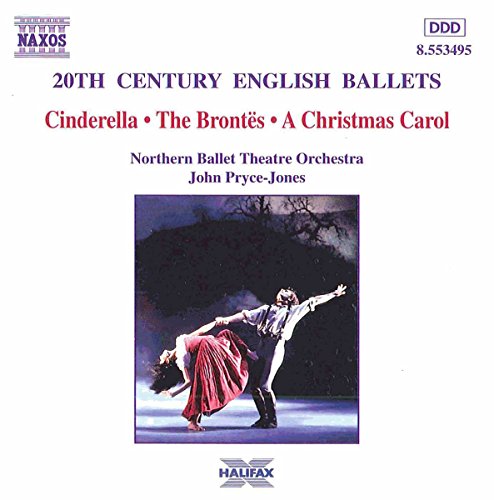 CD cover featuring a couple dancing ballet, titled "Cinderella" and "The Brontës".