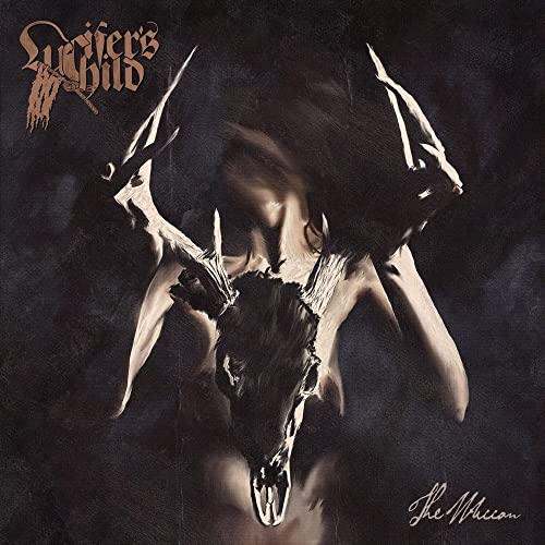Dark album cover featuring a figure with animal skull and antlers.