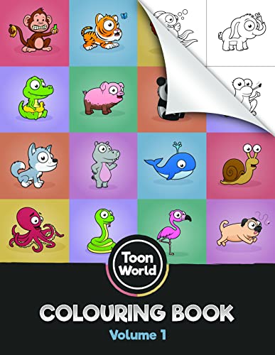Toon World Colouring Book