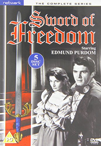 DVD cover for "Sword of Freedom" featuring a sword and actors.