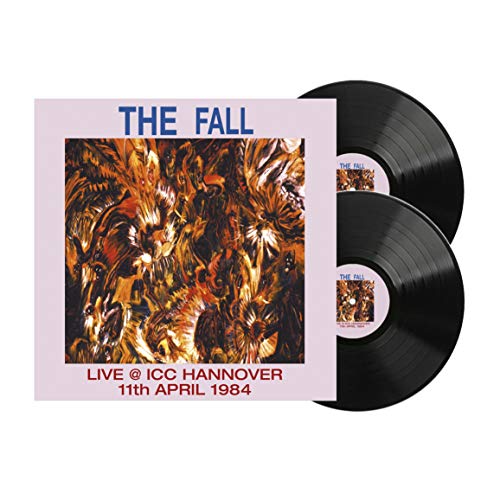 The Fall vinyl record, featuring abstract orange and brown artwork.