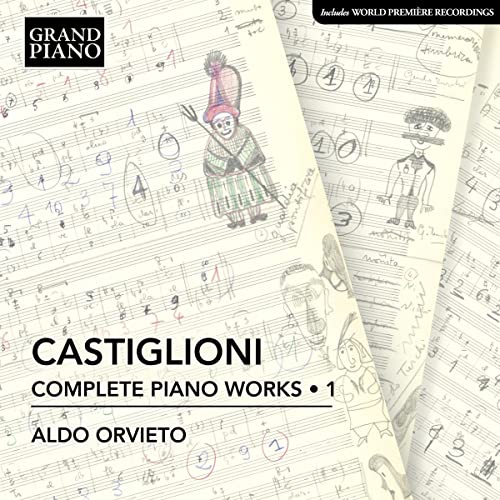CD cover with handwritten music scores and sketched figures.