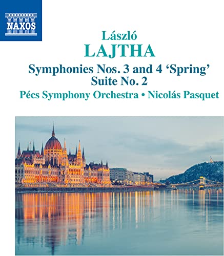 CD cover featuring the Hungarian Parliament Building and composer Lajtha’s name.