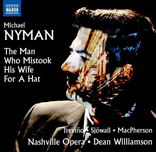 CD cover for Nyman’s “The Man Who Mistook His Wife For A Hat.”