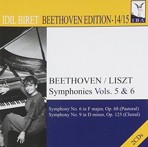 CD case for Beethoven Symphonies Volumes 5 & 6, with pianist image.