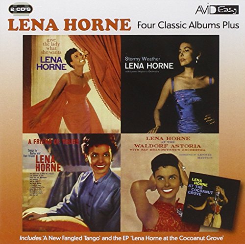 CD cover featuring four portraits of Lena Horne from classic albums.
