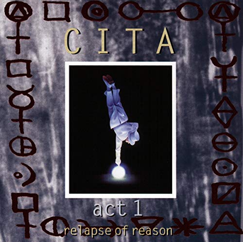 CD cover for Cita’s “Relapse of Reason” featuring a silhouetted figure.