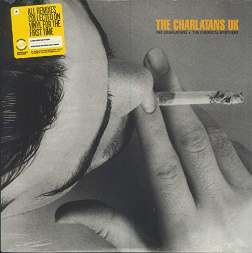 Black and white album cover featuring a close-up of a hand holding a cigarette.