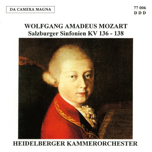 CD cover featuring a portrait of Wolfgang Amadeus Mozart.
