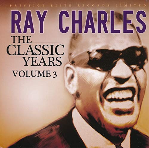 Ray Charles album cover, featuring a portrait with sunglasses.