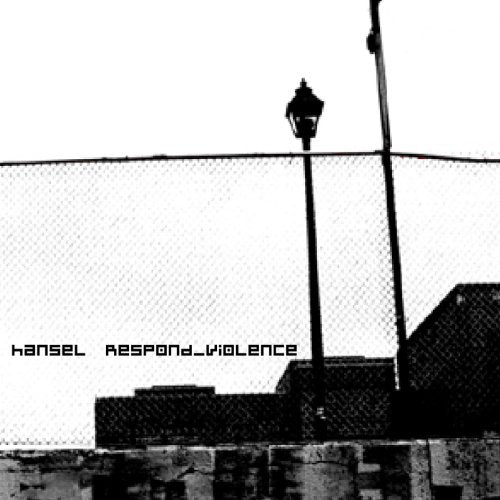 Black and white CD cover with a street lamp and chain-link fence.