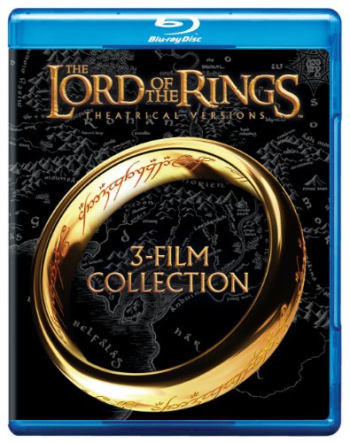 Blu-ray cover for "Lord of the Rings" featuring the One Ring.