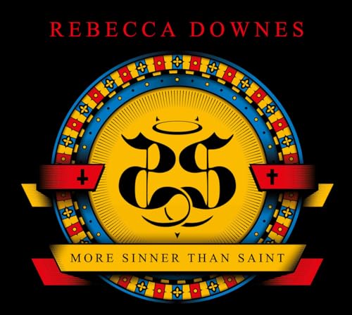 Rebecca Downes album cover: ornate circular design with "RS" initials.