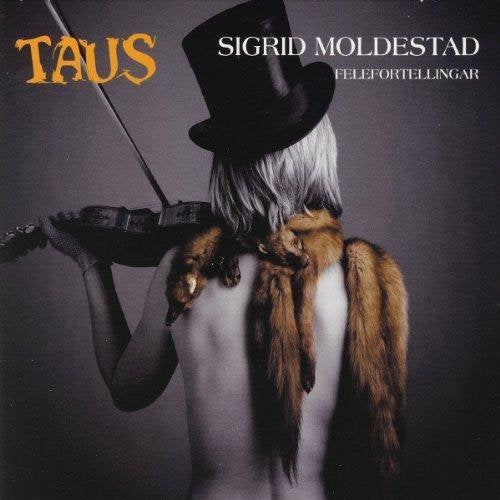 CD cover: person with top hat, violin, and fox furs.
