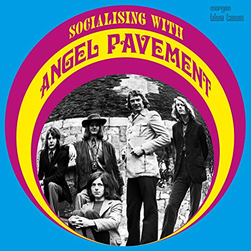 Vinyl album cover: Angel Pavement band photo in a circular frame.