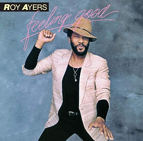 Roy Ayers album cover featuring a portrait of the musician in a suit.