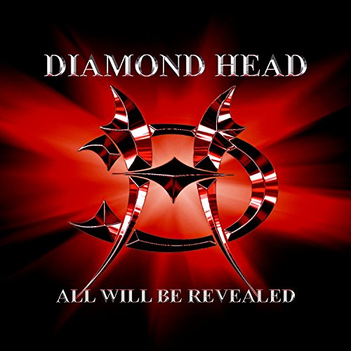 CD cover for Diamond Head’s “All Will Be Revealed” with red and black design.
