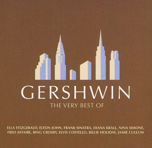 CD cover for "Gershwin - The Very Best Of" featuring a city skyline.