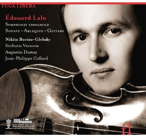 CD cover featuring a portrait of violinist Nikita Boriso-Glebsky.