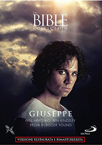 DVD cover for "Giuseppe" featuring a man’s intense portrait against stormy skies.