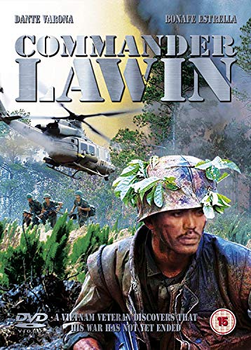 DVD cover for "Commander Lawin" featuring soldiers in a jungle setting.