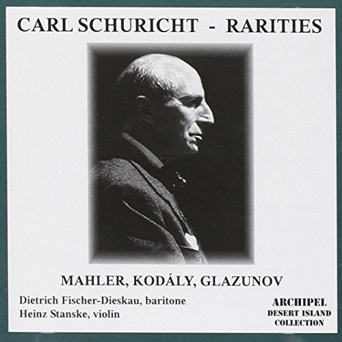 CD cover featuring a black and white portrait of Dietrich Fischer-Dieskau.