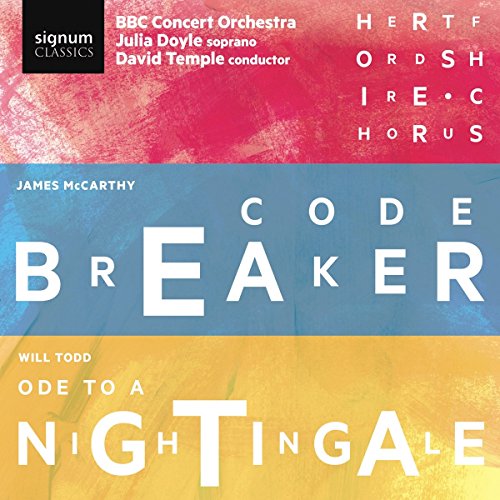 CD cover for “Codebreaker” and “Ode To A Nightingale” by McCarthy/Todd.