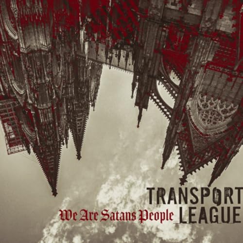 CD cover with gothic architecture and band name "Transport League".