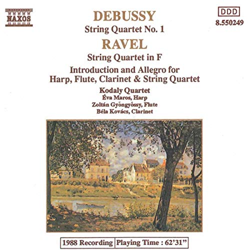 CD cover featuring a landscape painting and text listing composers/performers.