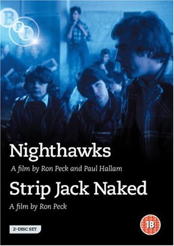 DVD cover for “Nighthawks” and “Strip Jack Naked” films, showing figures in shadow.