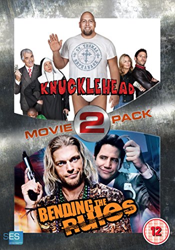 DVD cover for "Knucklehead" and "Bending The Rules" with cast photos.