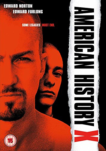 American History X" DVD cover featuring Edward Norton and Edward Furlong.