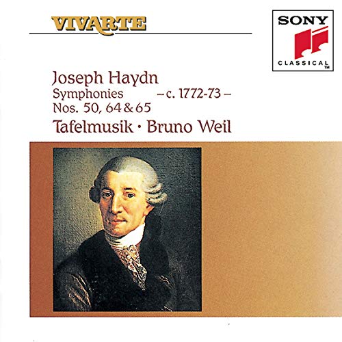 CD cover featuring a portrait of composer Joseph Haydn.