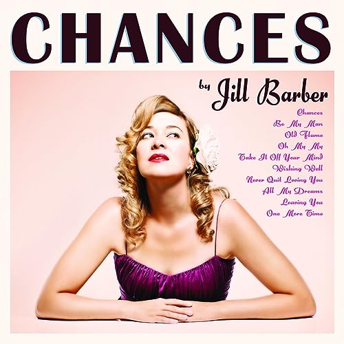 Jill Barber’s “Chances” album cover featuring a portrait of the artist.