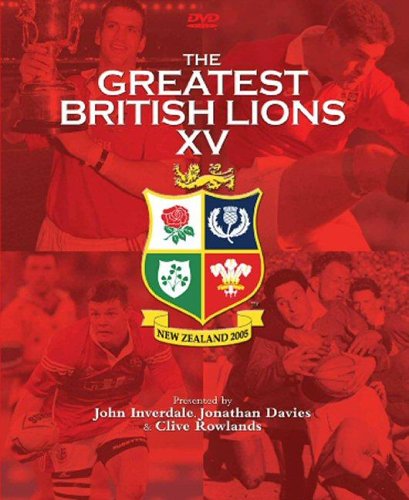 DVD cover for “The Greatest British Lions XV” rugby documentary, 2005.