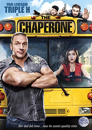 DVD cover for "The Chaperone" featuring Triple H and a school bus.