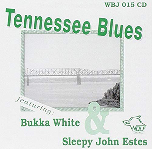 CD cover for “Tennessee Blues” featuring a bridge and musicians’ names.
