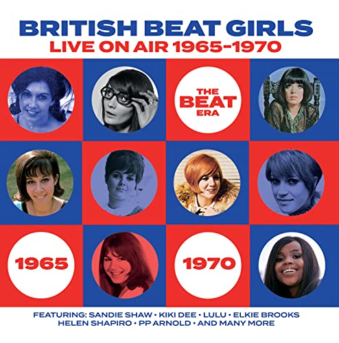 CD cover featuring portraits of 1960s British female singers.