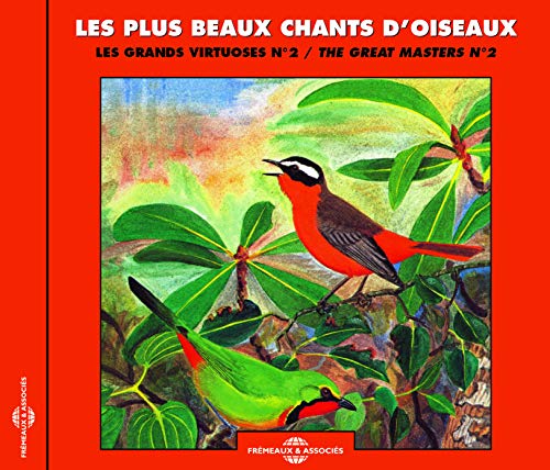 CD cover with painted image of a red and green bird amongst foliage.