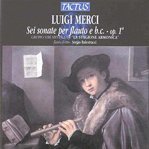 CD cover: painting of a man in a hat playing a flute.