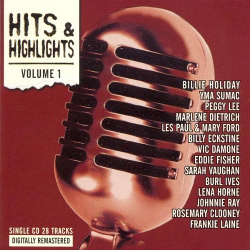 CD cover featuring a vintage microphone and list of artists’ names.