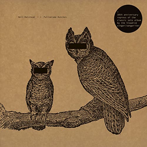 Vinyl record cover with detailed illustration of two owls on a branch.