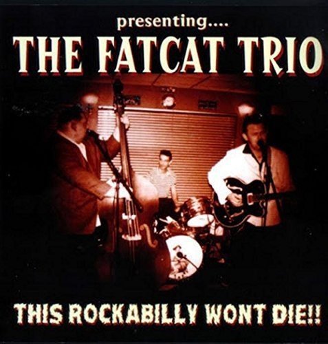 CD cover featuring a three-piece rockabilly band in sepia tones.