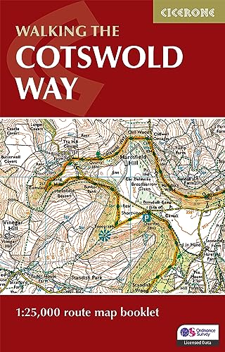 The Cotswold Way Map Booklet : 1:25,000 OS Route Mapping