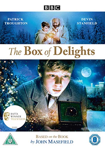 DVD cover for "The Box of Delights" featuring children and a glowing box.