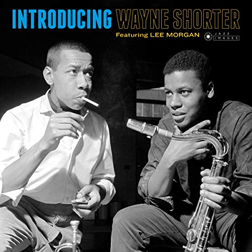 Album cover featuring Wayne Shorter and Lee Morgan playing instruments.