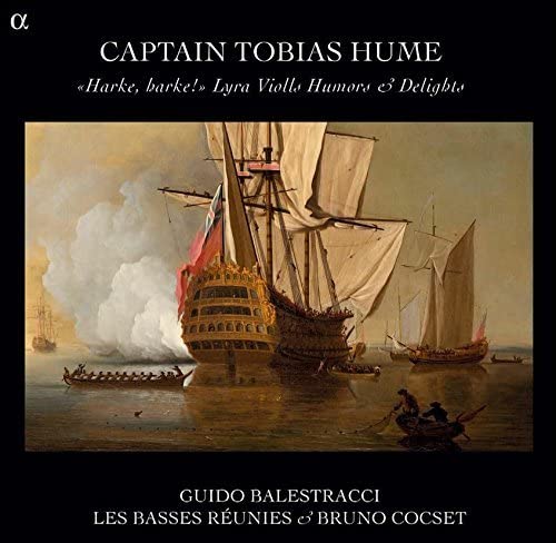 CD cover: sailing ship painting with text “Captain Tobias Hume” and artist names.