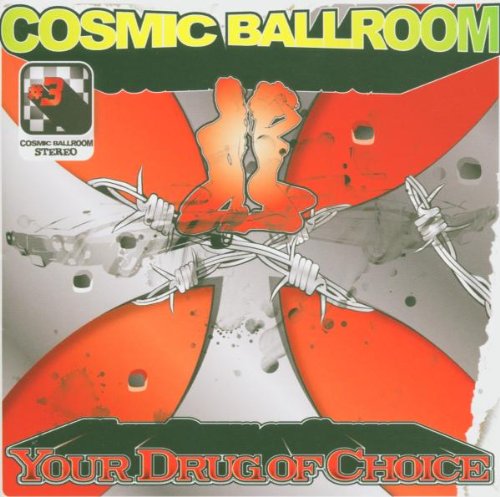 CD cover: red and black design with figures and barbed wire.